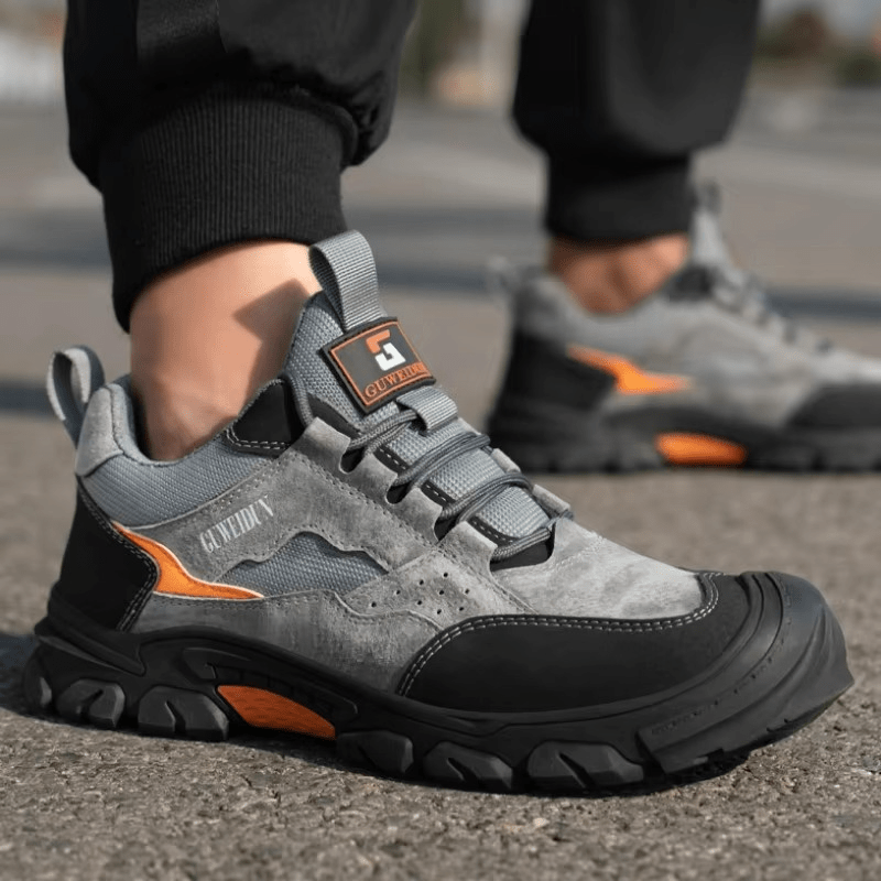 Men’s Steel Toe Safety Shoes Anti Slip Lightweight Work Sneakers