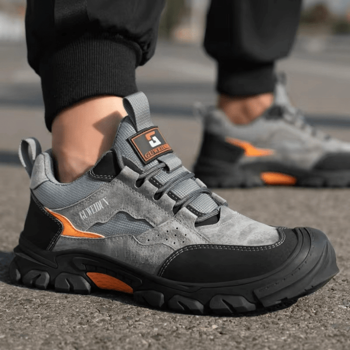 Men’s Steel Toe Safety Shoes Anti Slip Lightweight Work Sneakers