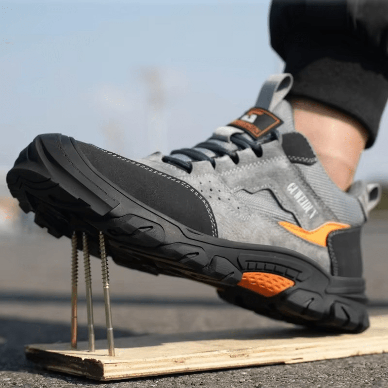 Men’s Steel Toe Safety Shoes Anti Slip Lightweight Work Sneakers
