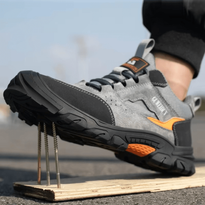 Men’s Steel Toe Safety Shoes Anti Slip Lightweight Work Sneakers