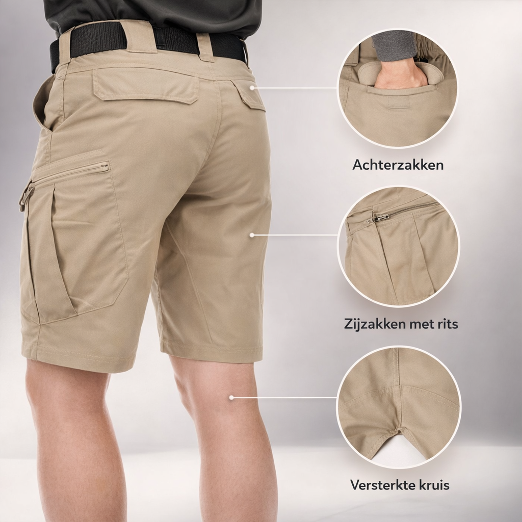 Men’s Tactical Cargo Shorts Multi Pocket Outdoor Hiking Utility Shorts