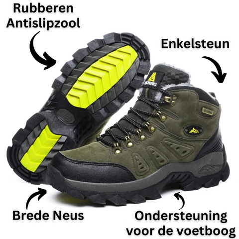 Men’s Waterproof Hiking Boots Insulated Outdoor Trekking Shoes