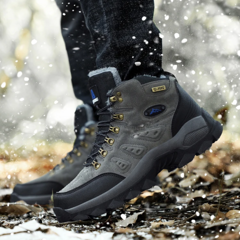 Men’s Waterproof Hiking Boots Insulated Outdoor Trekking Shoes