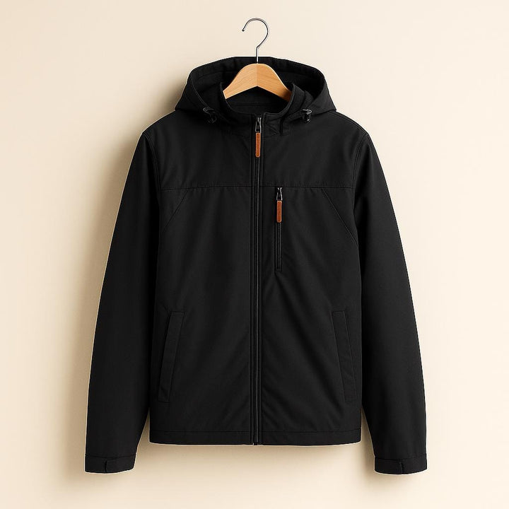 Men’s Hooded Tactical Outdoor Jacket – Structured Utility Design
