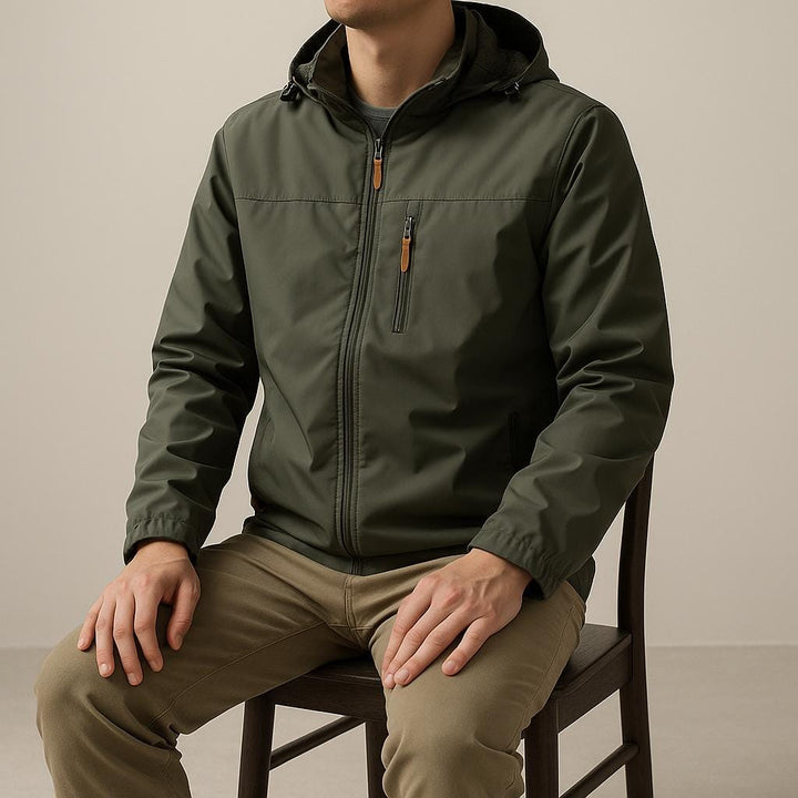Men’s Hooded Tactical Outdoor Jacket – Structured Utility Design