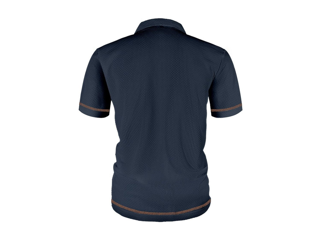 Men’s Polo Shirt Short Sleeve Casual Slim Fit Button Collar Everyday Top