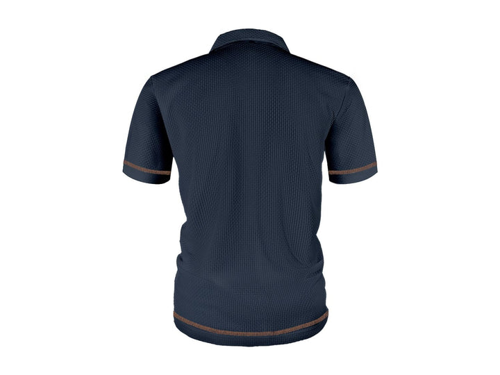 Men’s Polo Shirt Short Sleeve Casual Slim Fit Button Collar Everyday Top