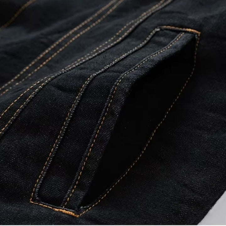Classic Men’s Denim Sherpa Lined Jacket
