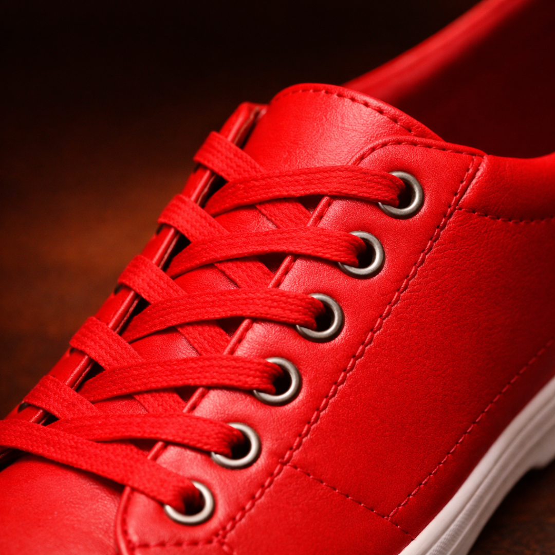 Casual Men Supported Leather Sneakers
