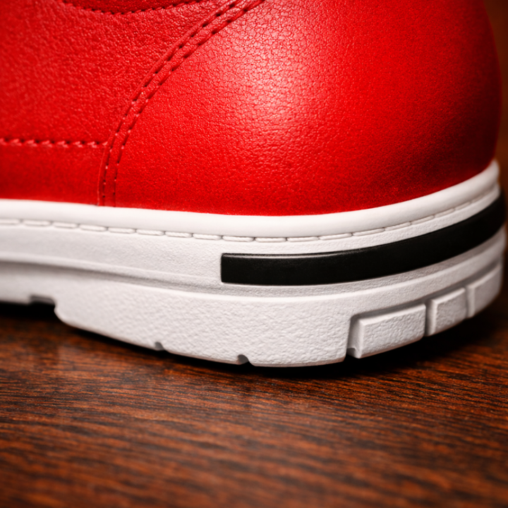Casual Men Supported Leather Sneakers