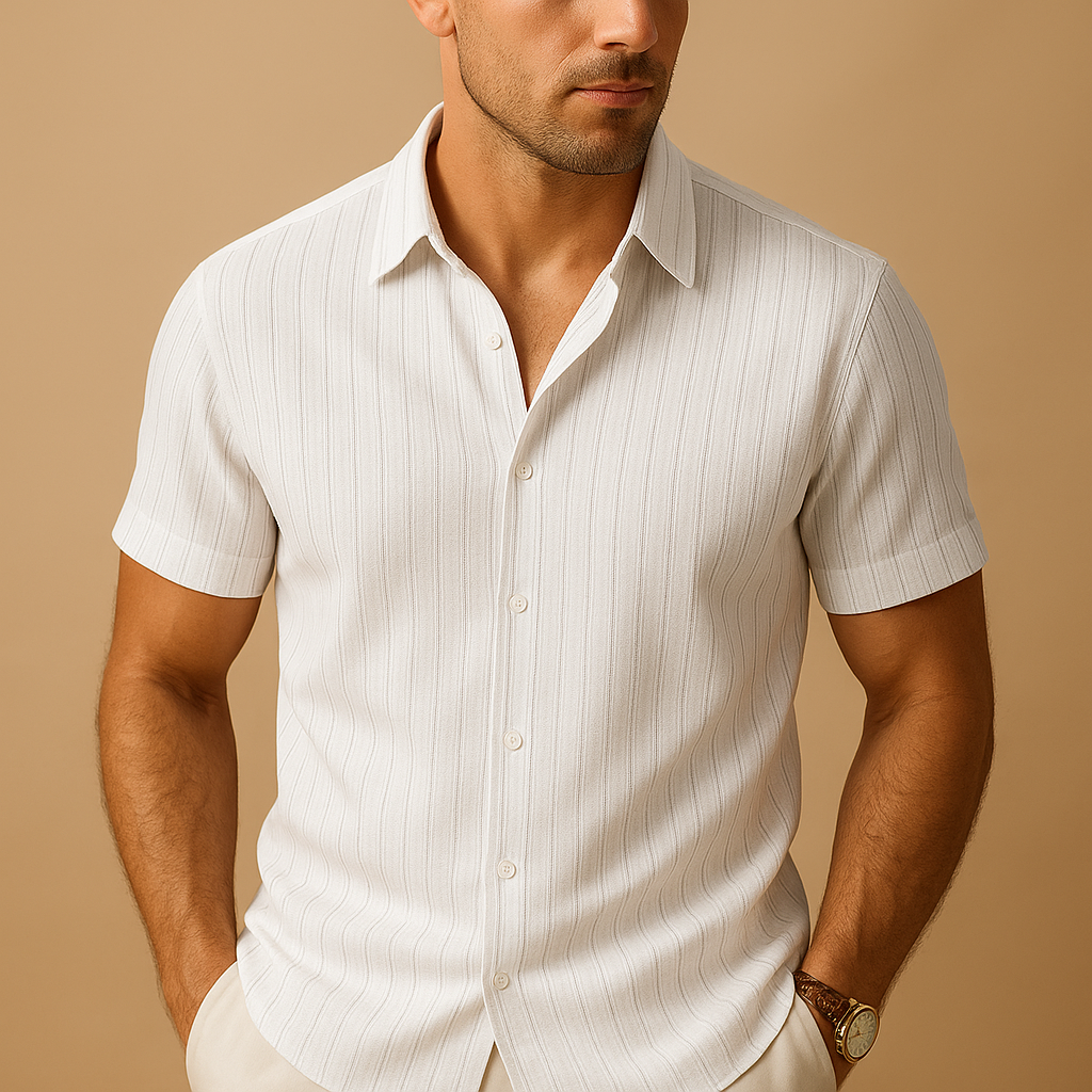 Lightweight Shirt with Short Sleeves Breathable for Men | Norman