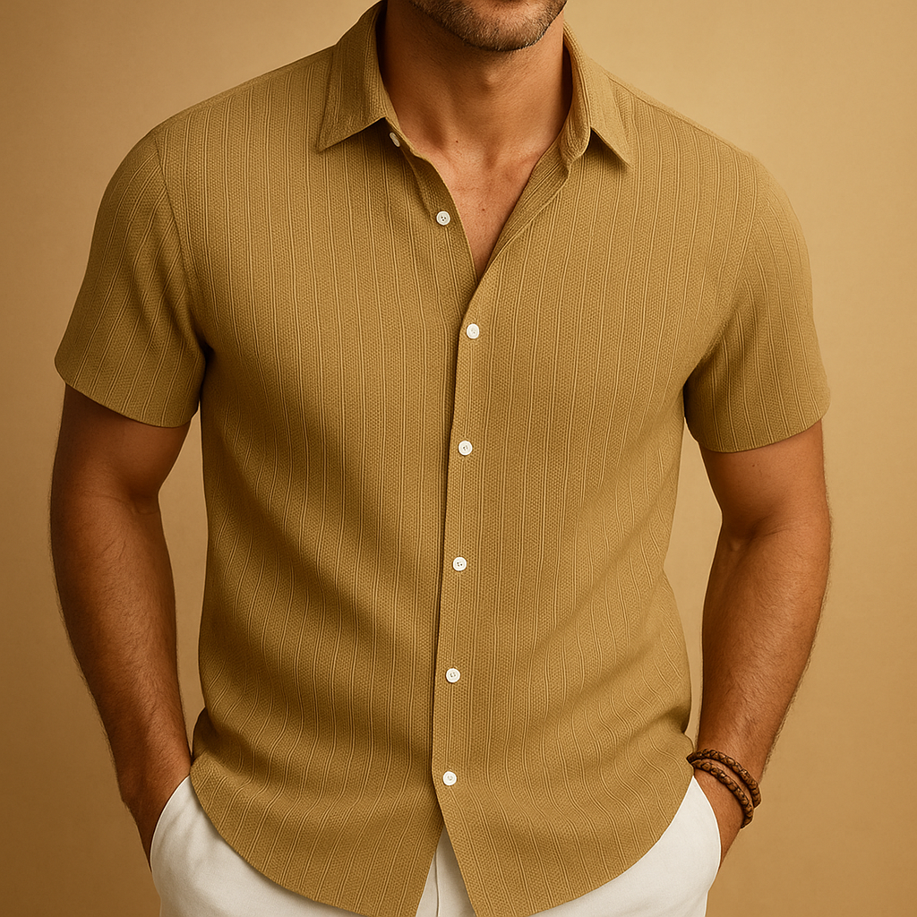 Lightweight Shirt with Short Sleeves Breathable for Men | Norman