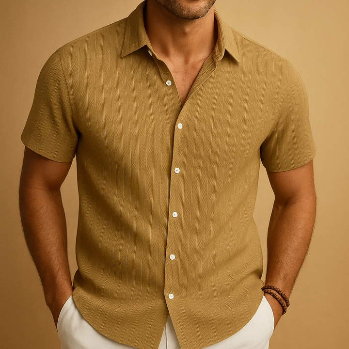 Lightweight Shirt with Short Sleeves Breathable for Men | Norman