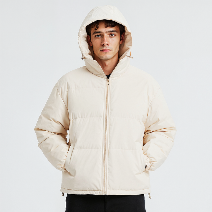 Men’s Classic Hooded Down Puffer Jacket – Warm &amp; Stylish Winter Coat