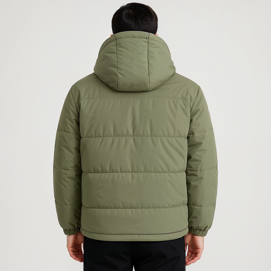 Men’s Classic Hooded Down Puffer Jacket – Warm &amp; Stylish Winter Coat