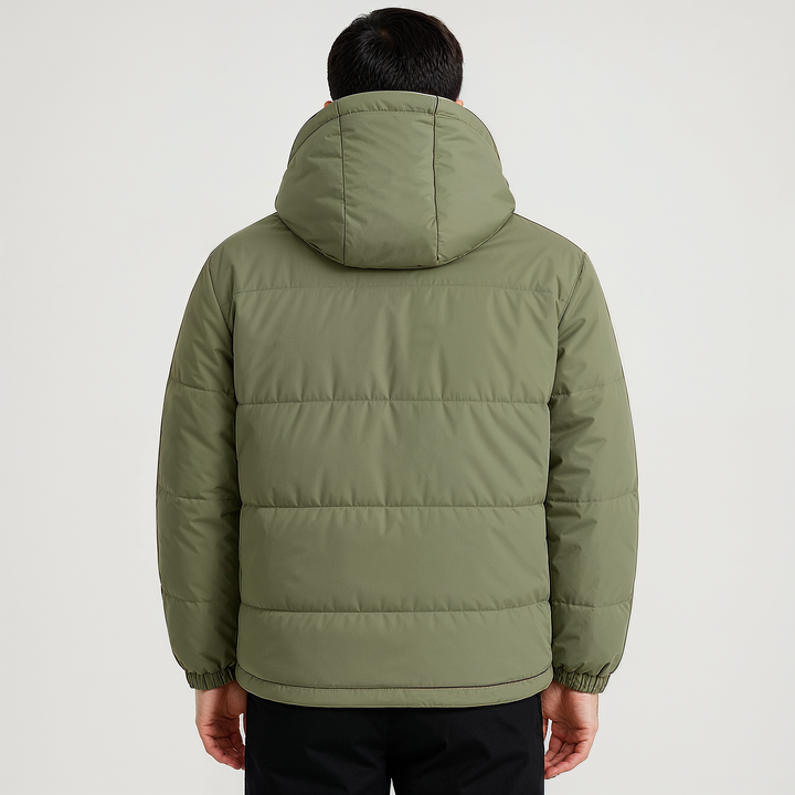Men’s Classic Hooded Down Puffer Jacket – Warm &amp; Stylish Winter Coat
