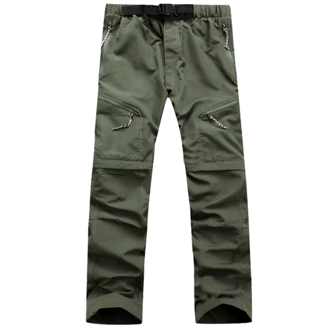 Men’s Convertible Hiking Pants Zip Off Outdoor Cargo Trousers
