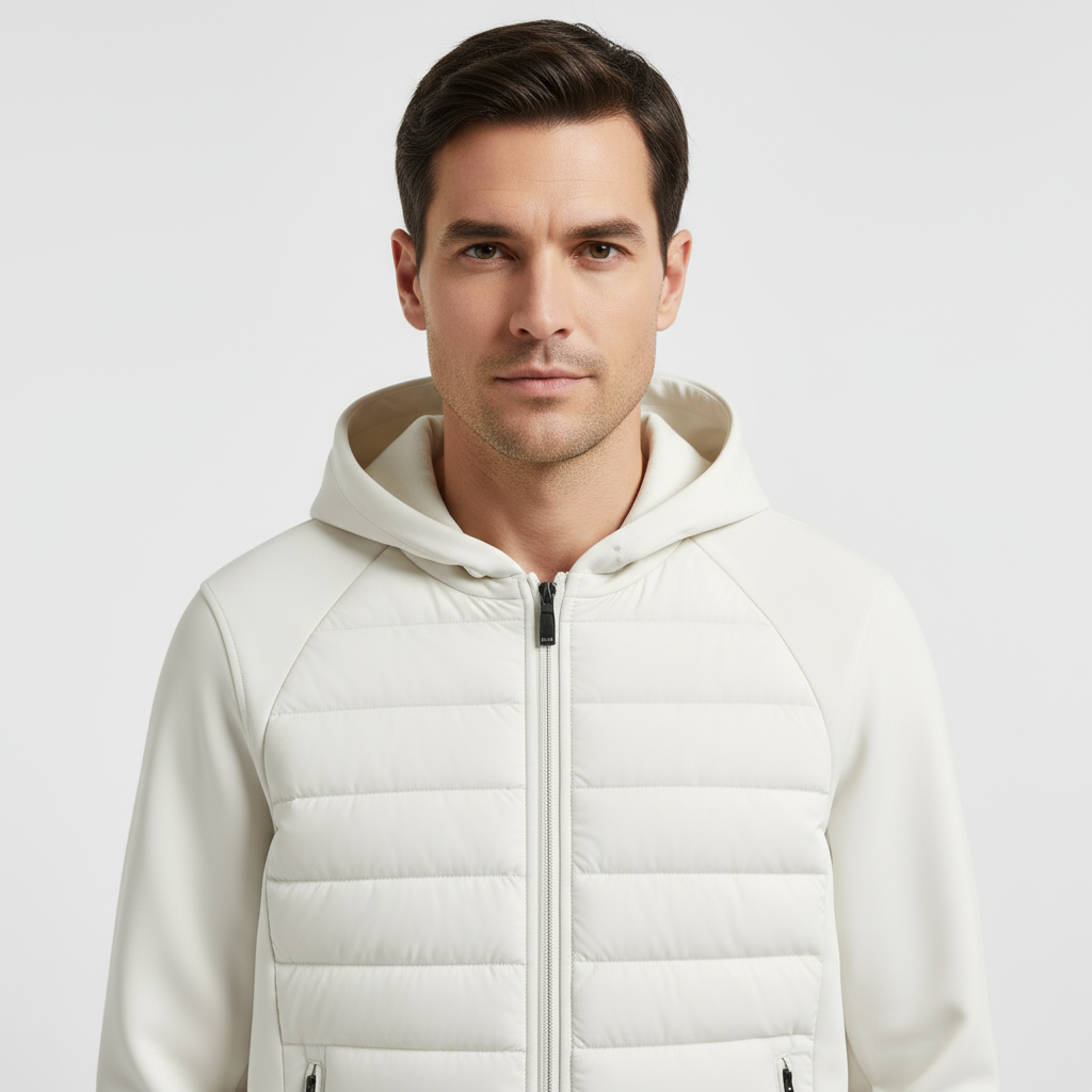 Men’s White Vest Jacket – Classic Cut &amp; Timeless Elegance