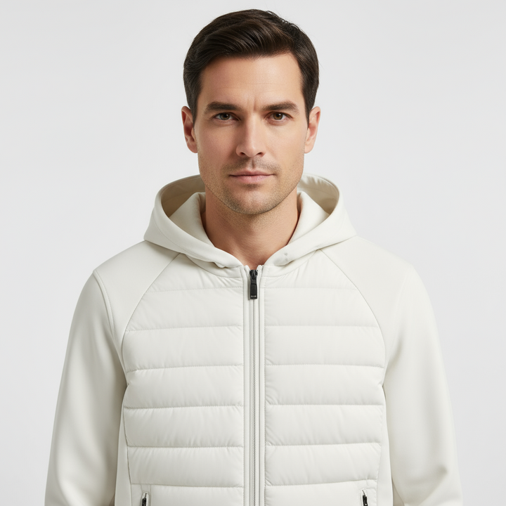 Men’s White Vest Jacket – Classic Cut &amp; Timeless Elegance