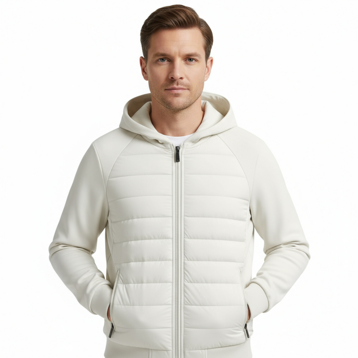 Men’s White Vest Jacket – Classic Cut &amp; Timeless Elegance