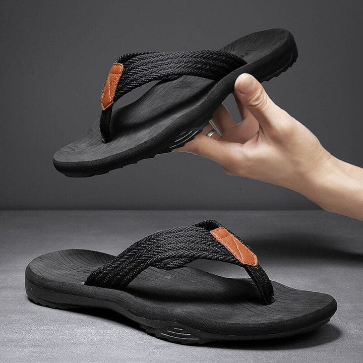 Men’s Orthopedic Flip Flops Arch Support Comfortable Outdoor Sandals