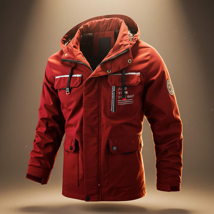 Explorer Hooded Men Winter Jacket