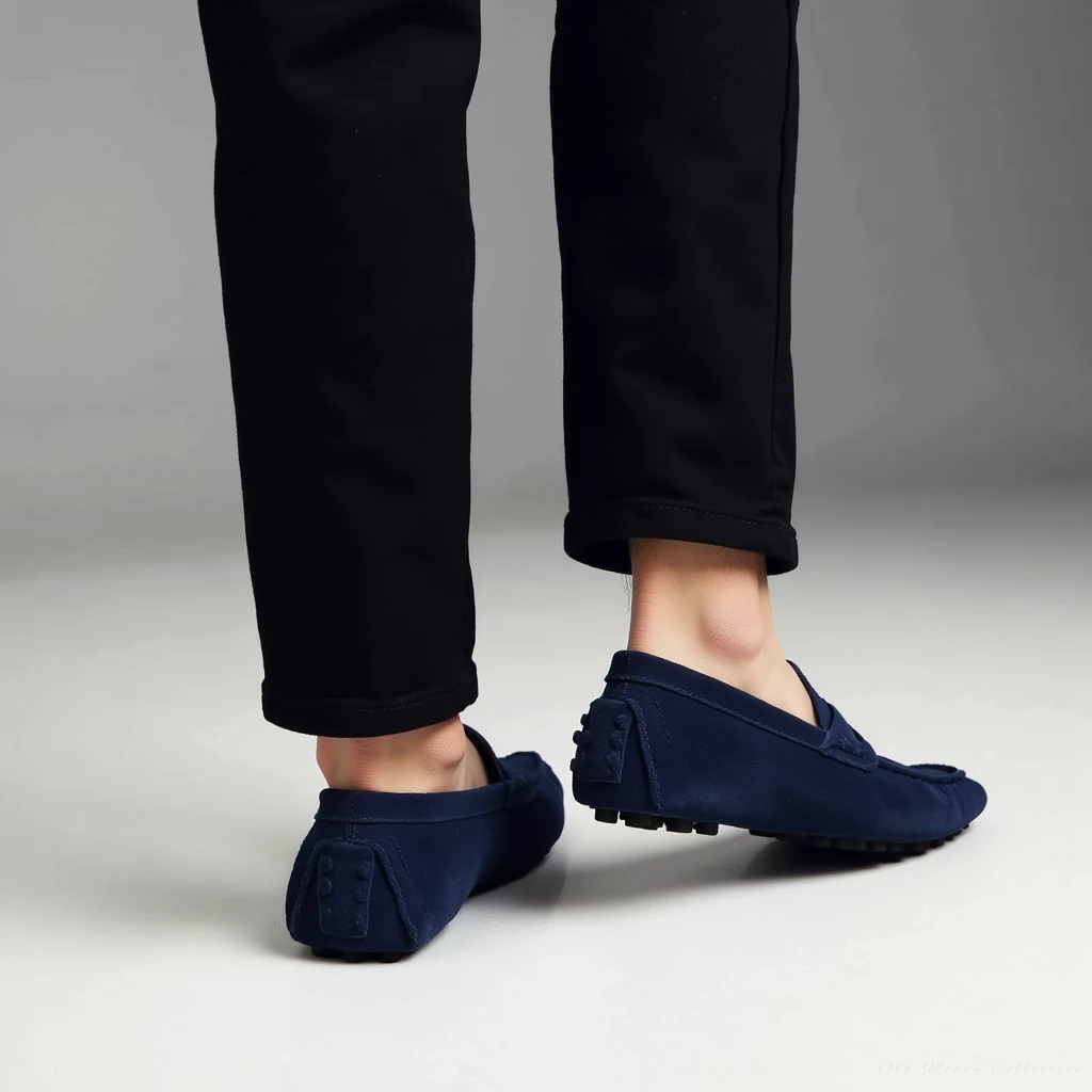 Suede Slip-On Loafers – Classic Casual Dress Shoes with Timeless Style
