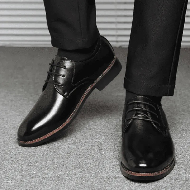 Cavanni Men’s Premium Leather Dress Shoes – Classic Formal Footwear | Italian-Inspired Elegance