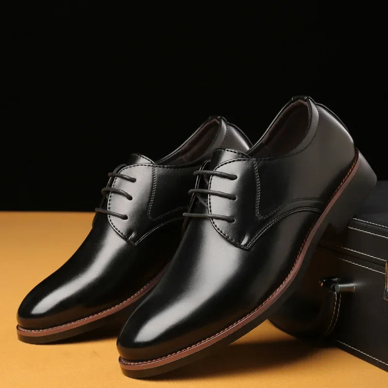 Cavanni Men’s Premium Leather Dress Shoes – Classic Formal Footwear | Italian-Inspired Elegance