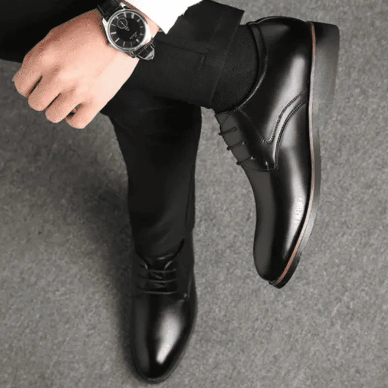 Cavanni Men’s Premium Leather Dress Shoes – Classic Formal Footwear | Italian-Inspired Elegance