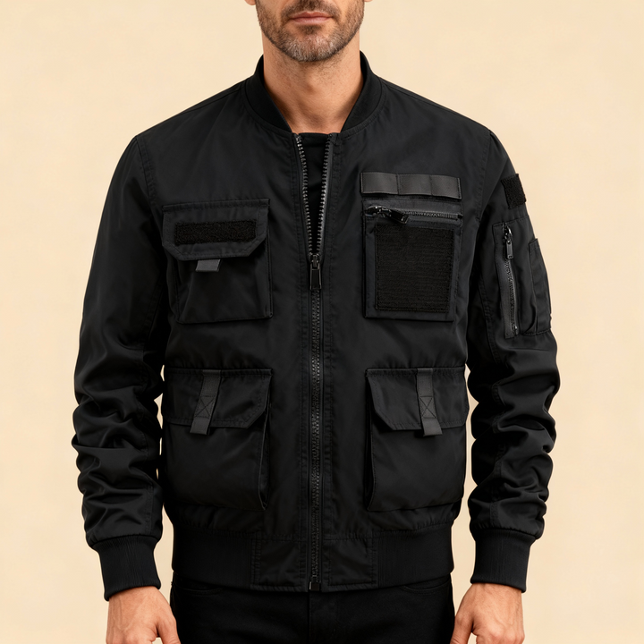 Venture Men’s Multi-Pocket Jacket – Utility Outdoor Shell | Durable Everyday Explorer