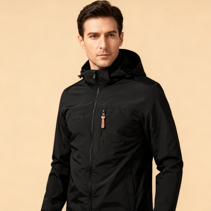 Men’s Waterproof &amp; Windproof Jacket – Weather-Resistant Outdoor Shell