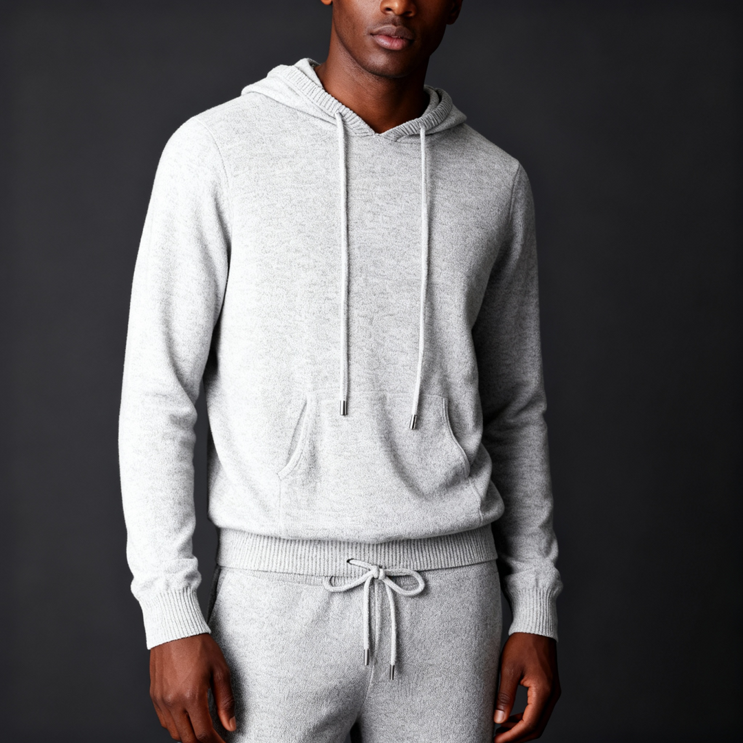 Two Piece Merino Wool Men Tracksuit