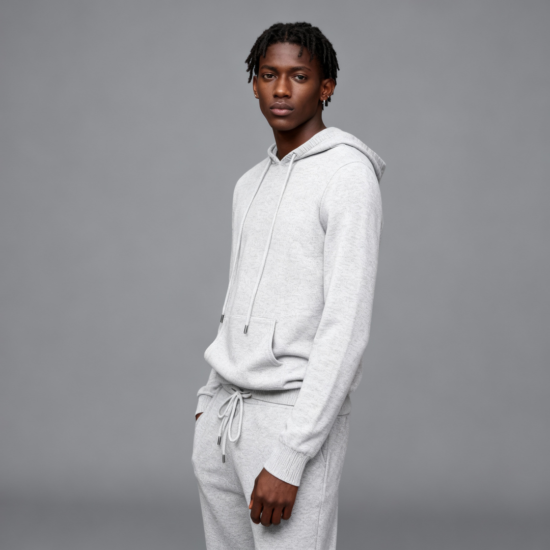 Two Piece Merino Wool Men Tracksuit