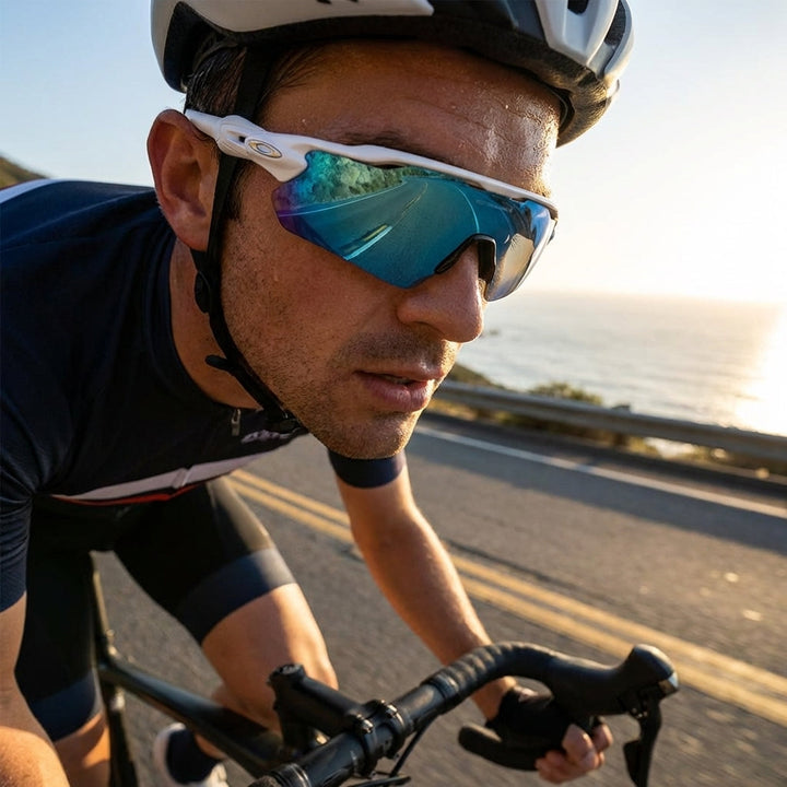 Men’s Polarized Cycling Sunglasses UV Protection Sports Riding Eyewear
