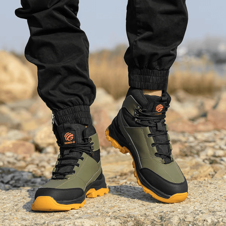 Men’s Waterproof Hiking Boots Non Slip Outdoor Trekking Ankle Boots