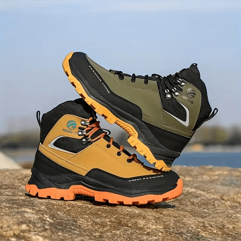 Men’s Waterproof Hiking Boots Non Slip Outdoor Trekking Ankle Boots