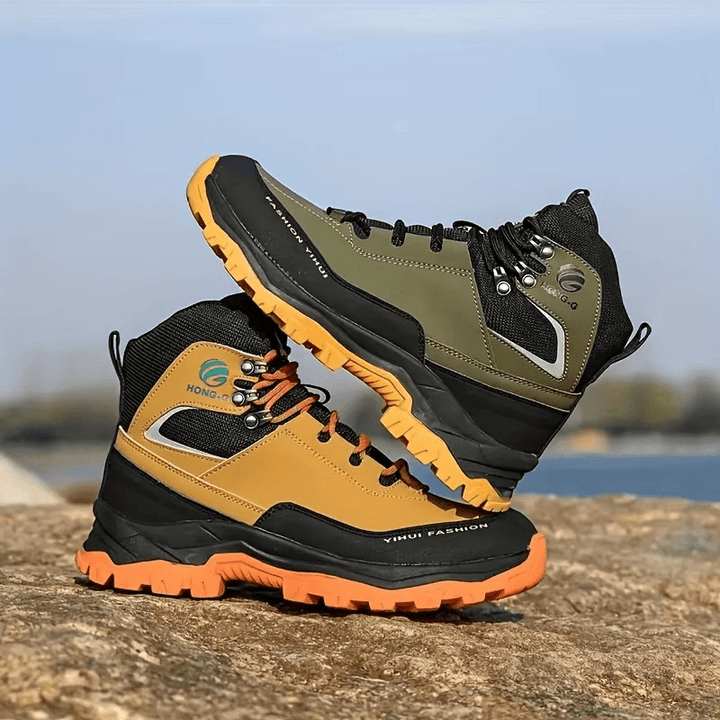 Men’s Waterproof Hiking Boots Non Slip Outdoor Trekking Ankle Boots