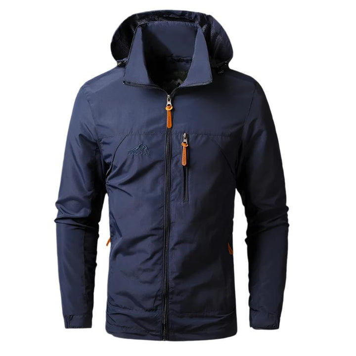 Men’s Waterproof &amp; Windproof Jacket – Weather-Resistant Outdoor Shell