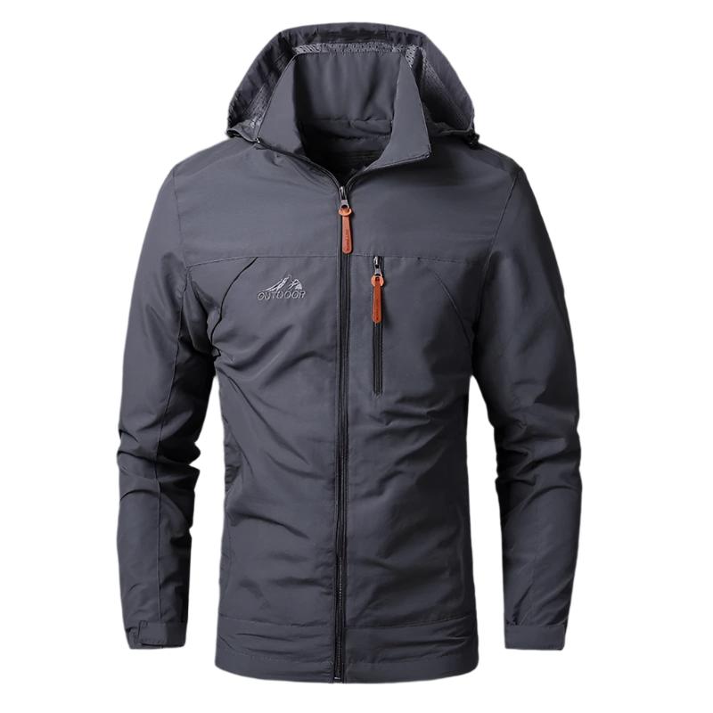 Men’s Waterproof &amp; Windproof Jacket – Weather-Resistant Outdoor Shell