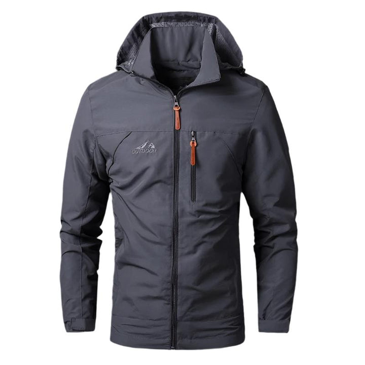 Men’s Waterproof &amp; Windproof Jacket – Weather-Resistant Outdoor Shell