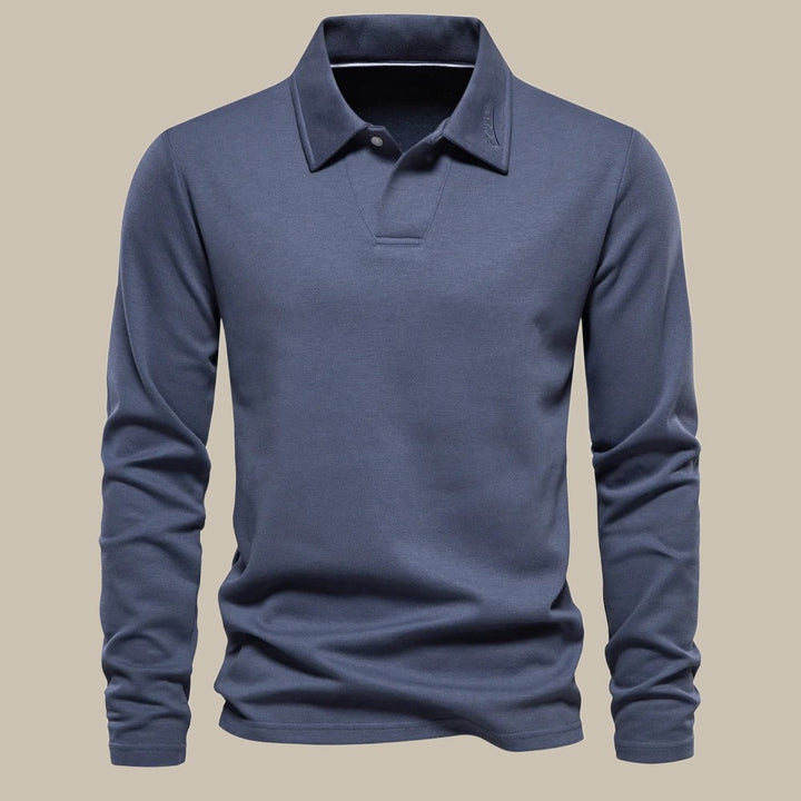 Men’s Long Sleeve Polo Shirt – Stylish Casual Wear