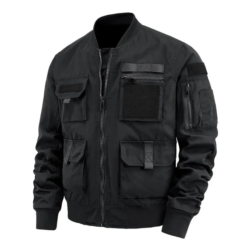 Venture Men’s Multi-Pocket Jacket – Utility Outdoor Shell | Durable Everyday Explorer