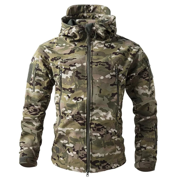 Men’s Tactical Softshell Jacket – Weatherproof &amp; Durable Design