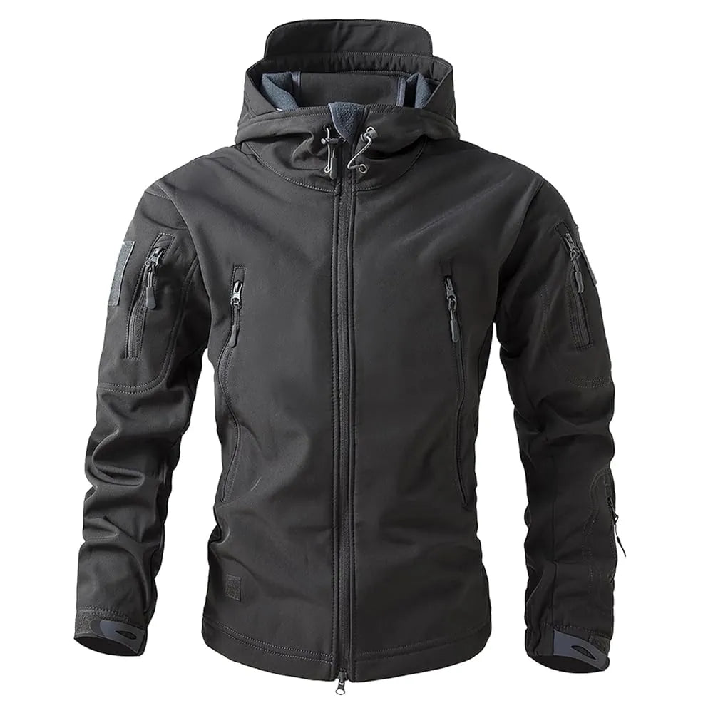 Men’s Tactical Softshell Jacket – Weatherproof &amp; Durable Design
