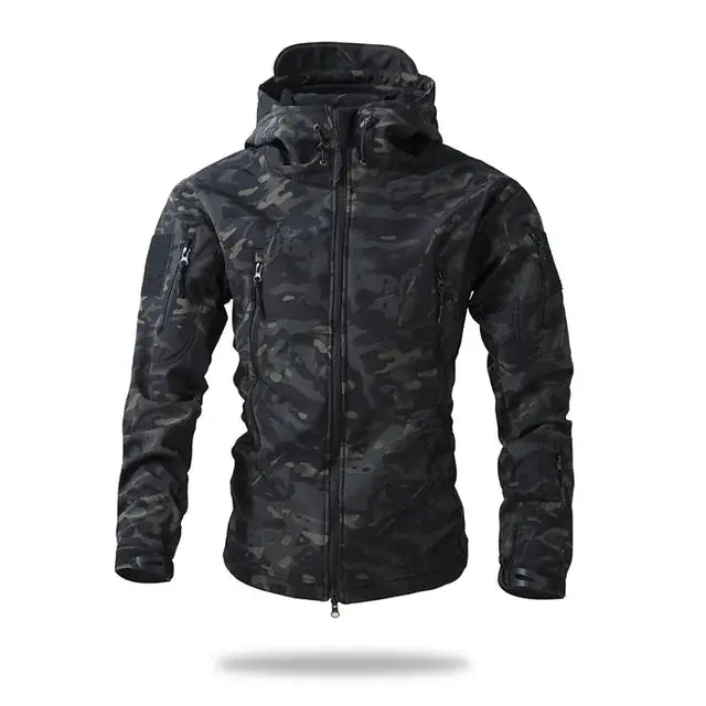 Men’s Tactical Softshell Jacket – Weatherproof &amp; Durable Design