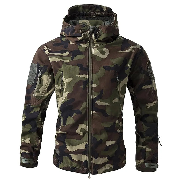 Men’s Tactical Softshell Jacket – Weatherproof &amp; Durable Design