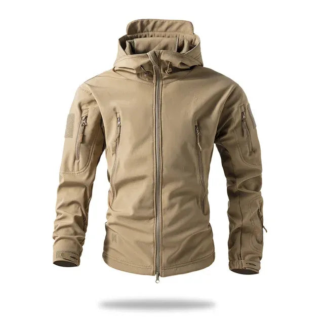 Men’s Tactical Softshell Jacket – Weatherproof &amp; Durable Design