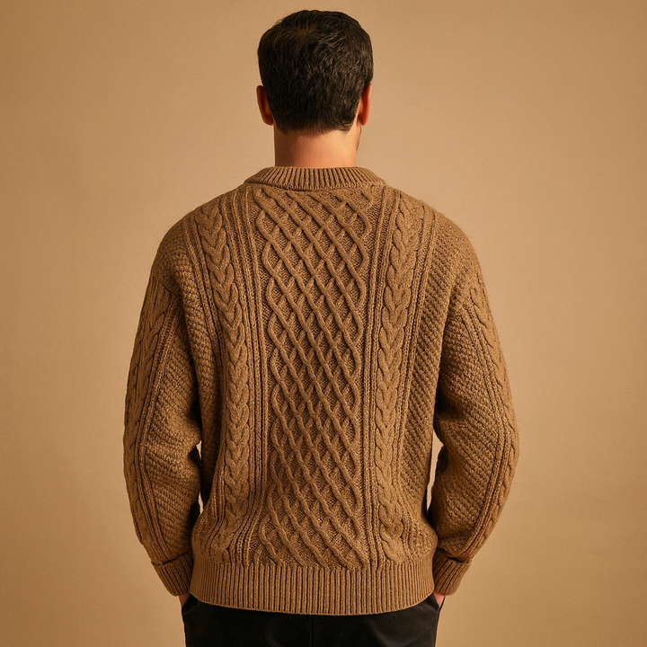 Warm knitted jumper for men | Oscar
