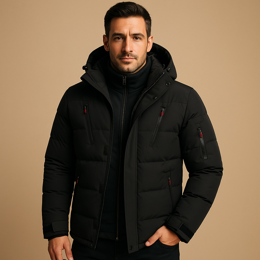 Men’s Waterproof Winter Jacket – Warm Insulated Coat | Durable Cold-Weather Protection